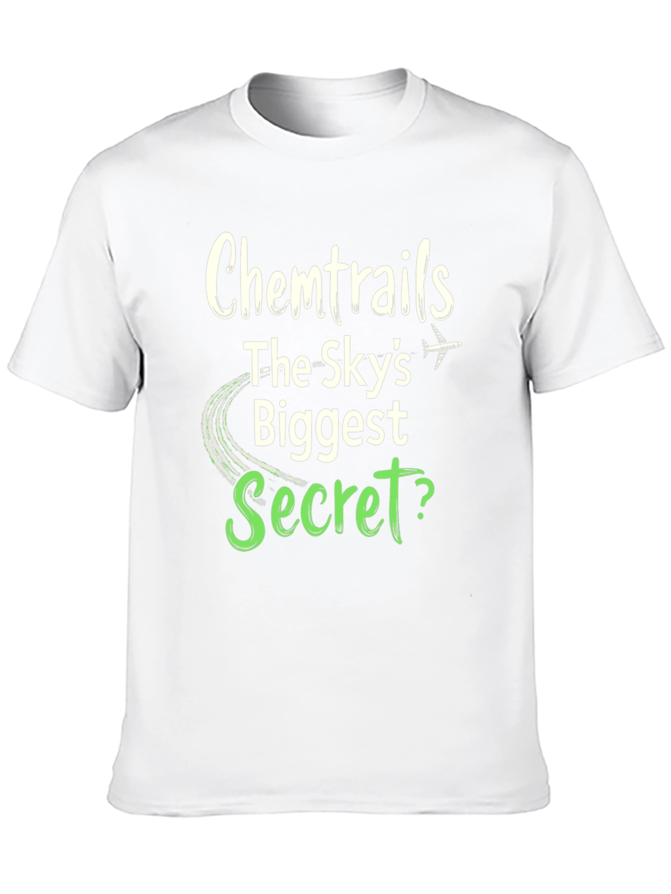 Chemtrails Conspiracy Theory Graphic T-Shirt