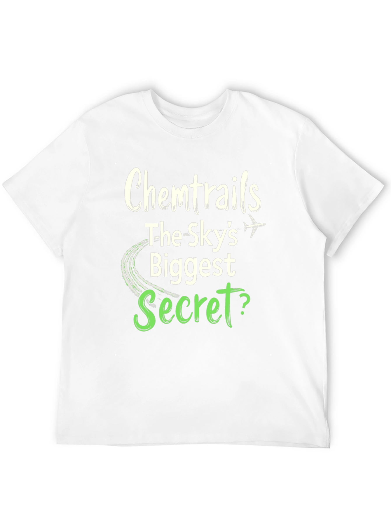 Chemtrails Conspiracy Theory Graphic T-Shirt