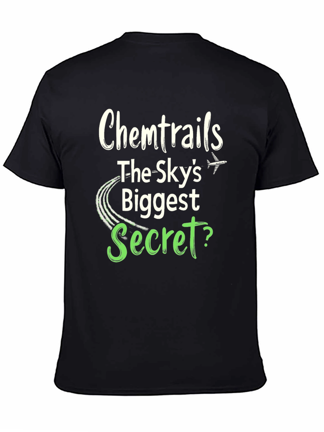 Chemtrails Conspiracy Theory Graphic T-Shirt