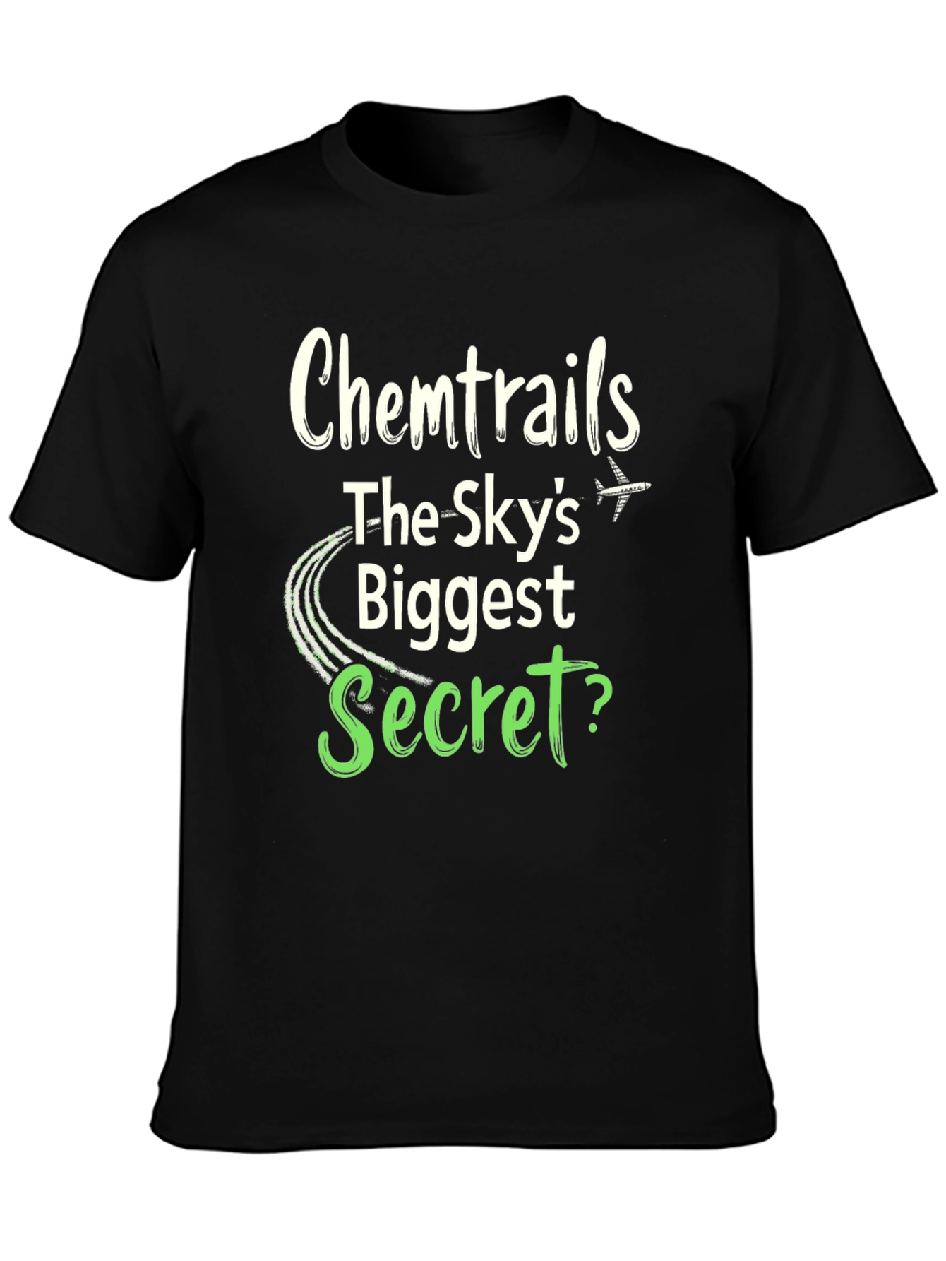 Chemtrails Conspiracy Theory Graphic T-Shirt