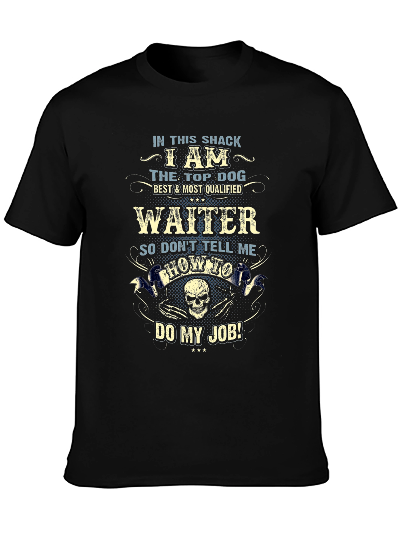Waiter Top Dog Graphic T-Shirt