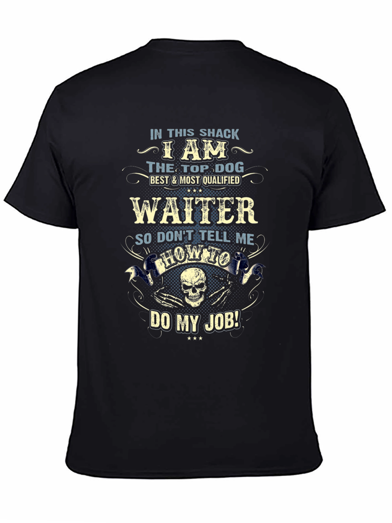 Waiter Top Dog Graphic T-Shirt