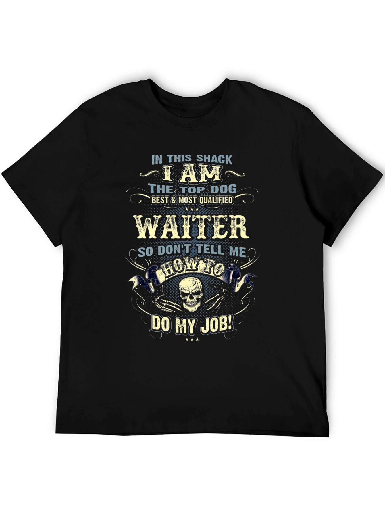 Waiter Top Dog Graphic T-Shirt