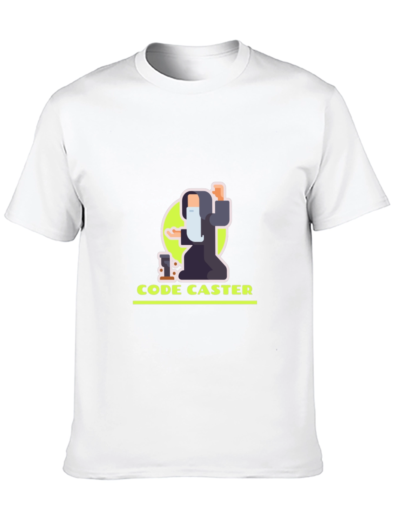 Code Caster Graphic Tee - Black Cotton Blend