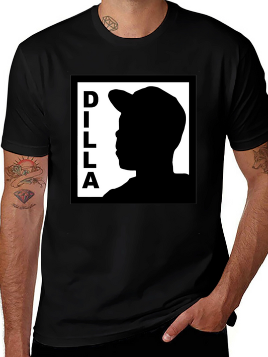 Dilla Silhouette Graphic T-Shirt - Black