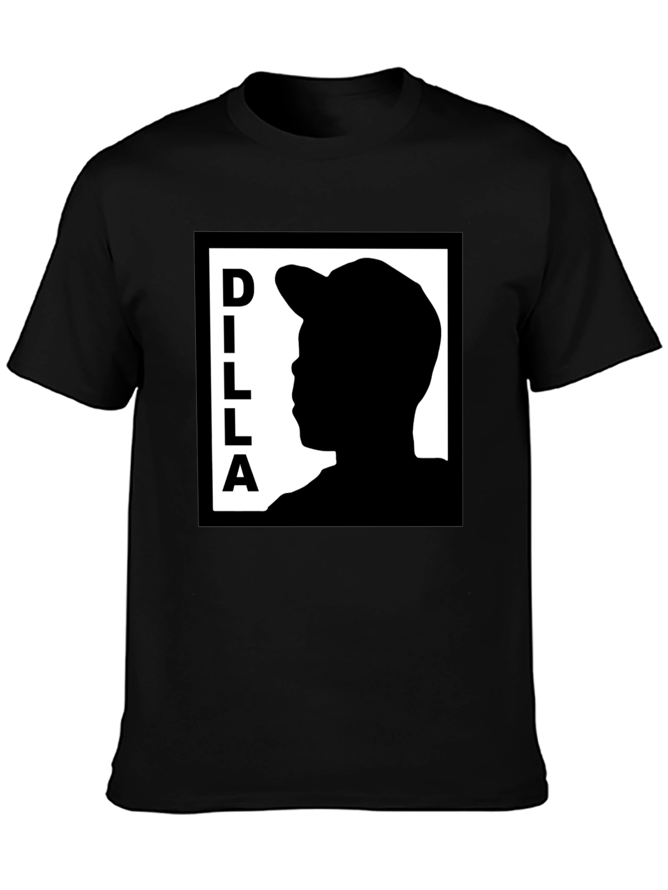 Dilla Silhouette Graphic T-Shirt - Black