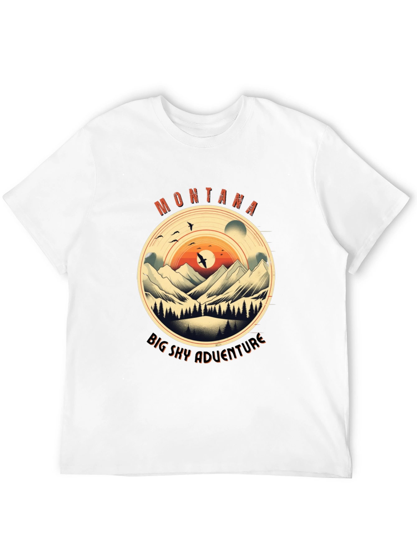 Montana Big Sky Adventure Graphic Tee