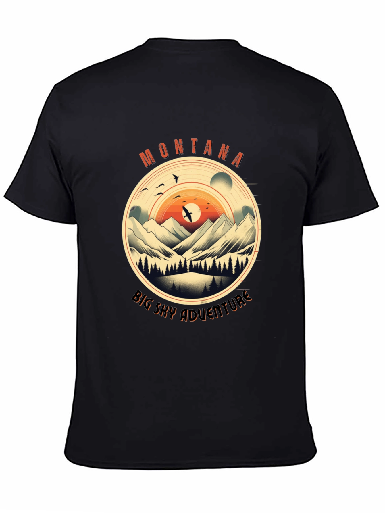Montana Big Sky Adventure Graphic Tee