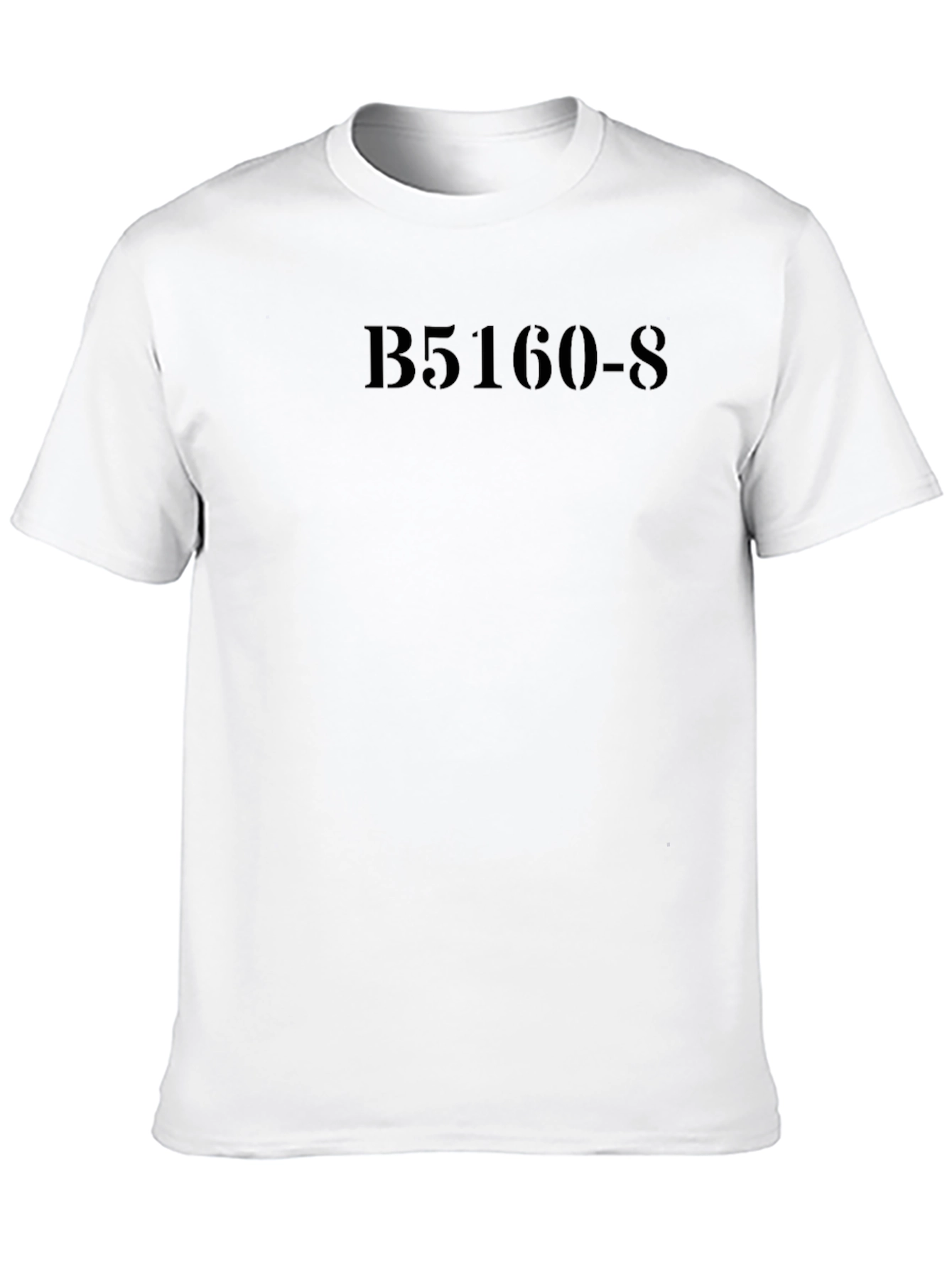 B5160-S Black Casual T-Shirt