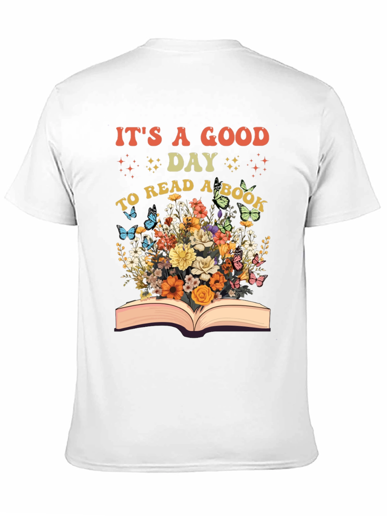 Book Lovers Floral Graphic T-Shirt
