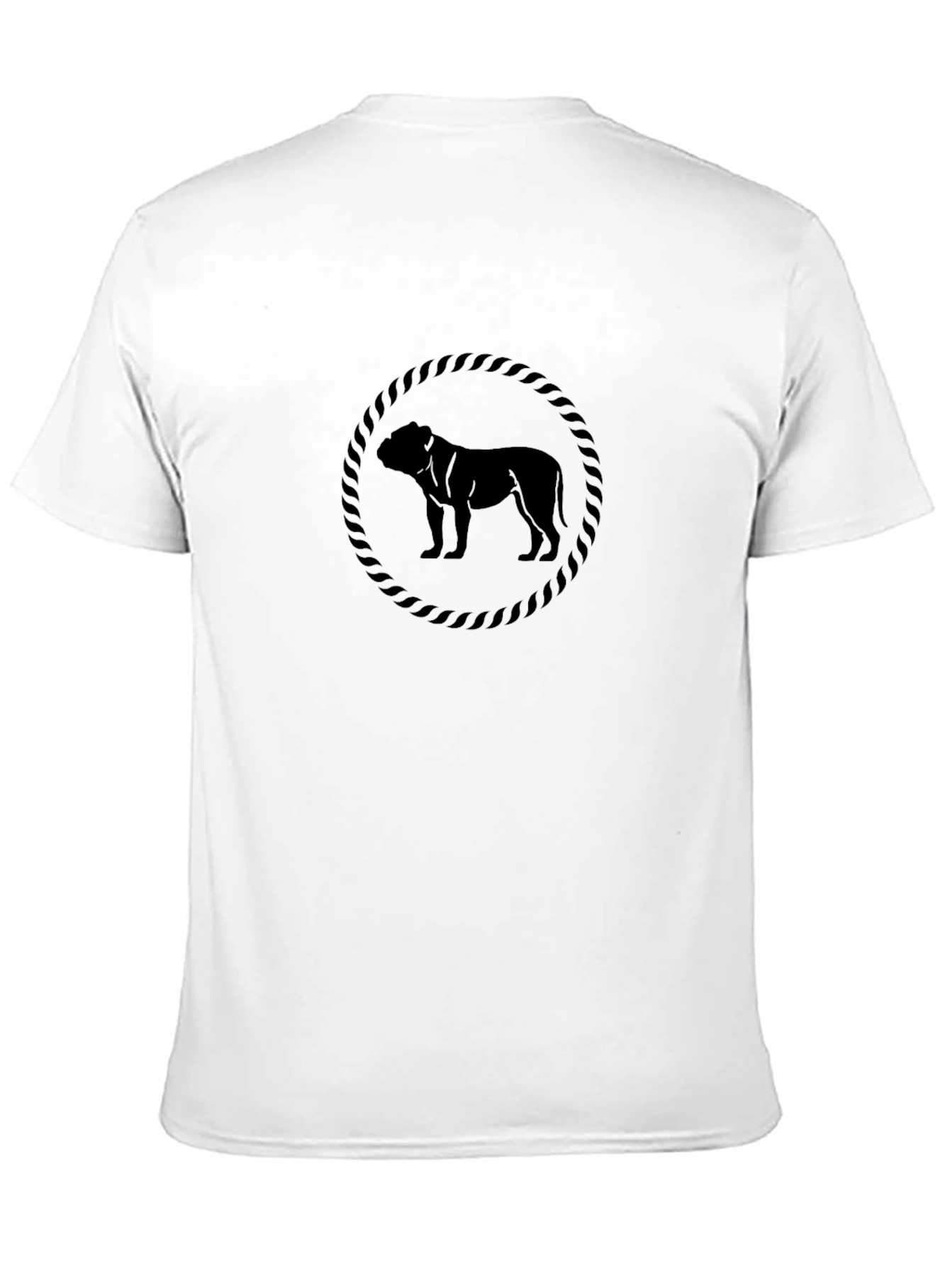 Black Bulldog Silhouette T-Shirt