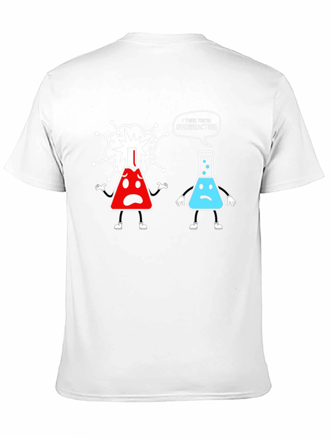 Funny Chemistry T-Shirt - Overreacting Science Tee
