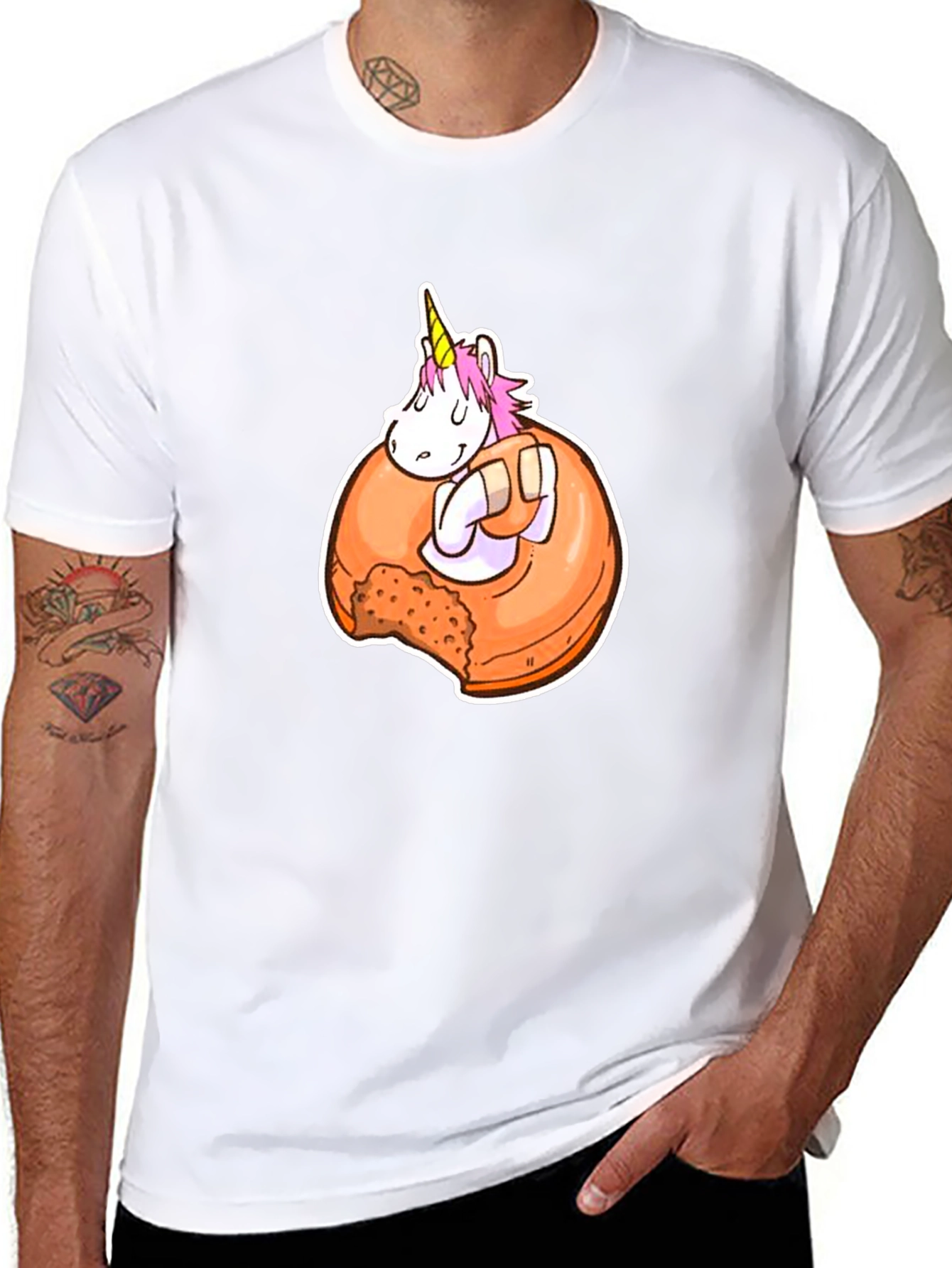 Unicorn Donut T-Shirt - Sweet Style!