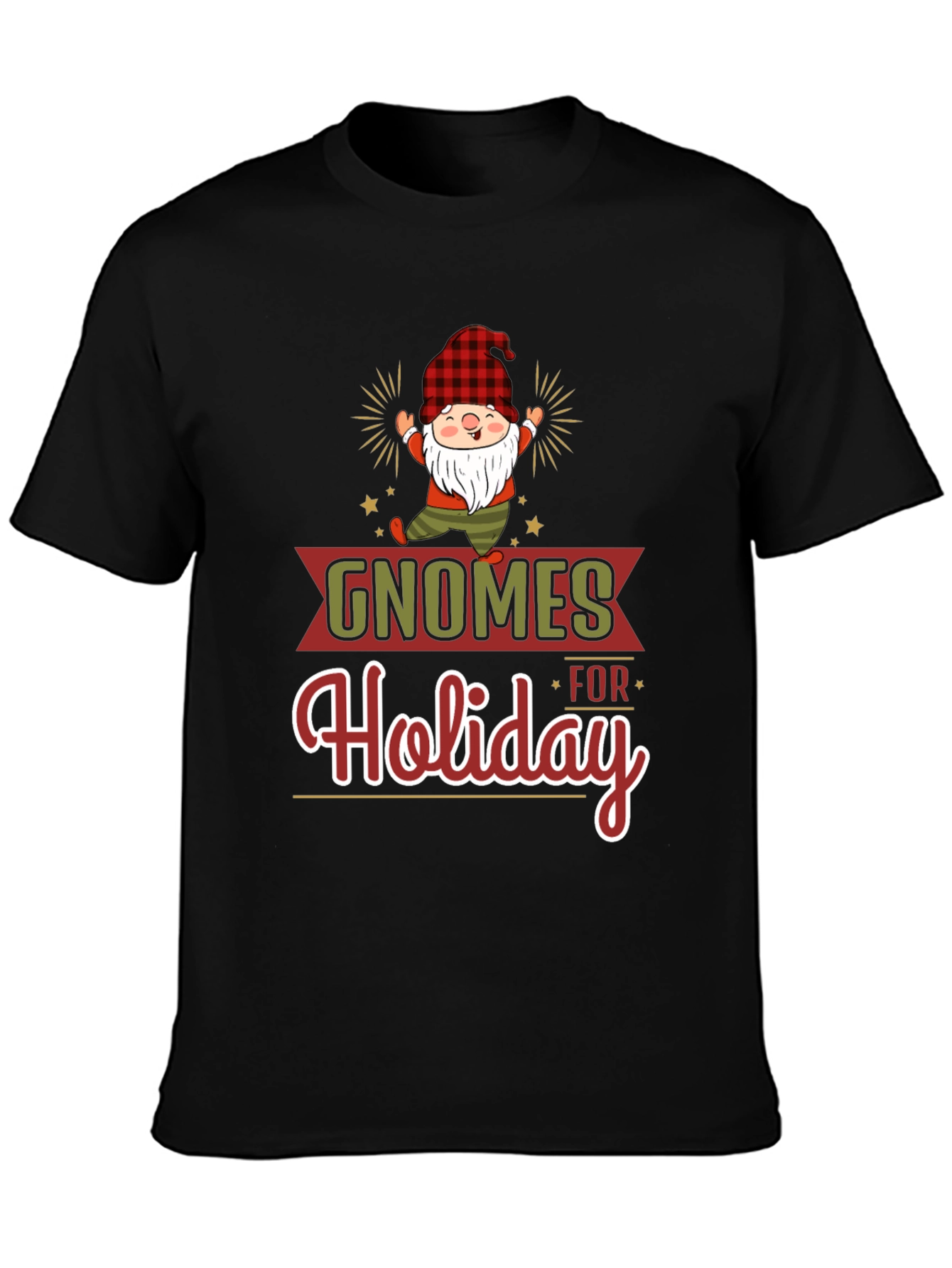 Gnomes for Holiday Graphic T-Shirt