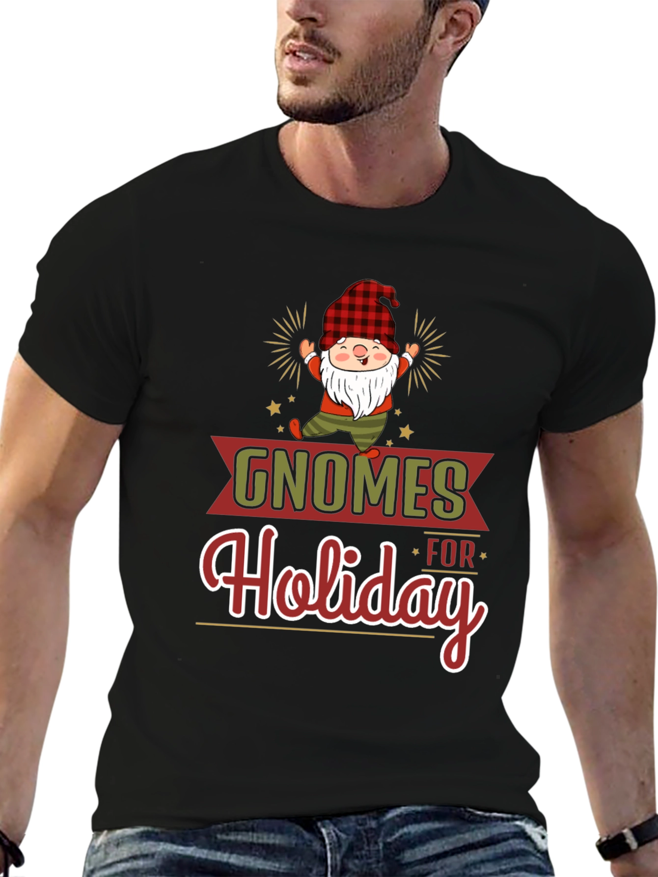 Gnomes for Holiday Graphic T-Shirt