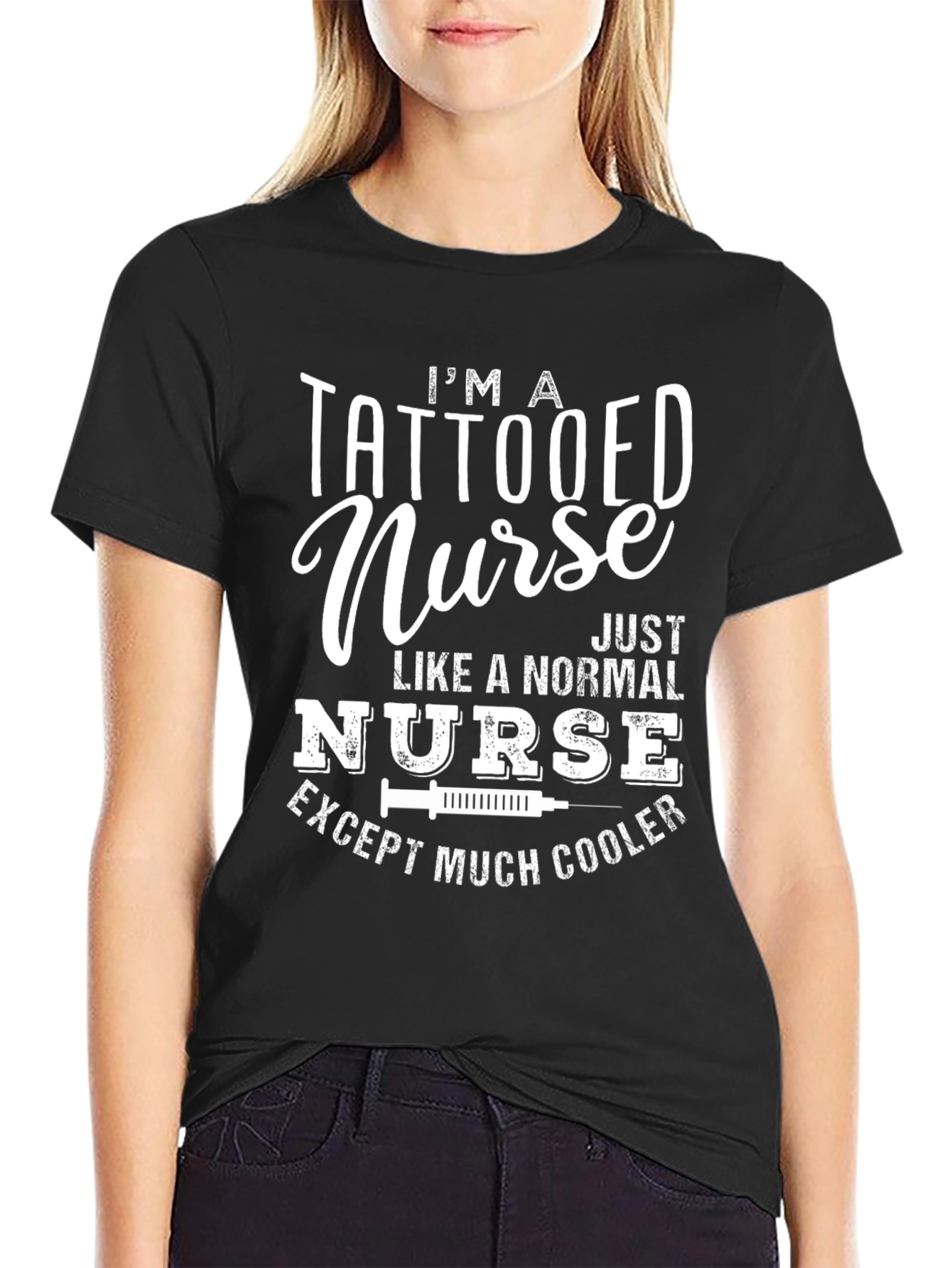 Tattooed Nurse Graphic T-Shirt