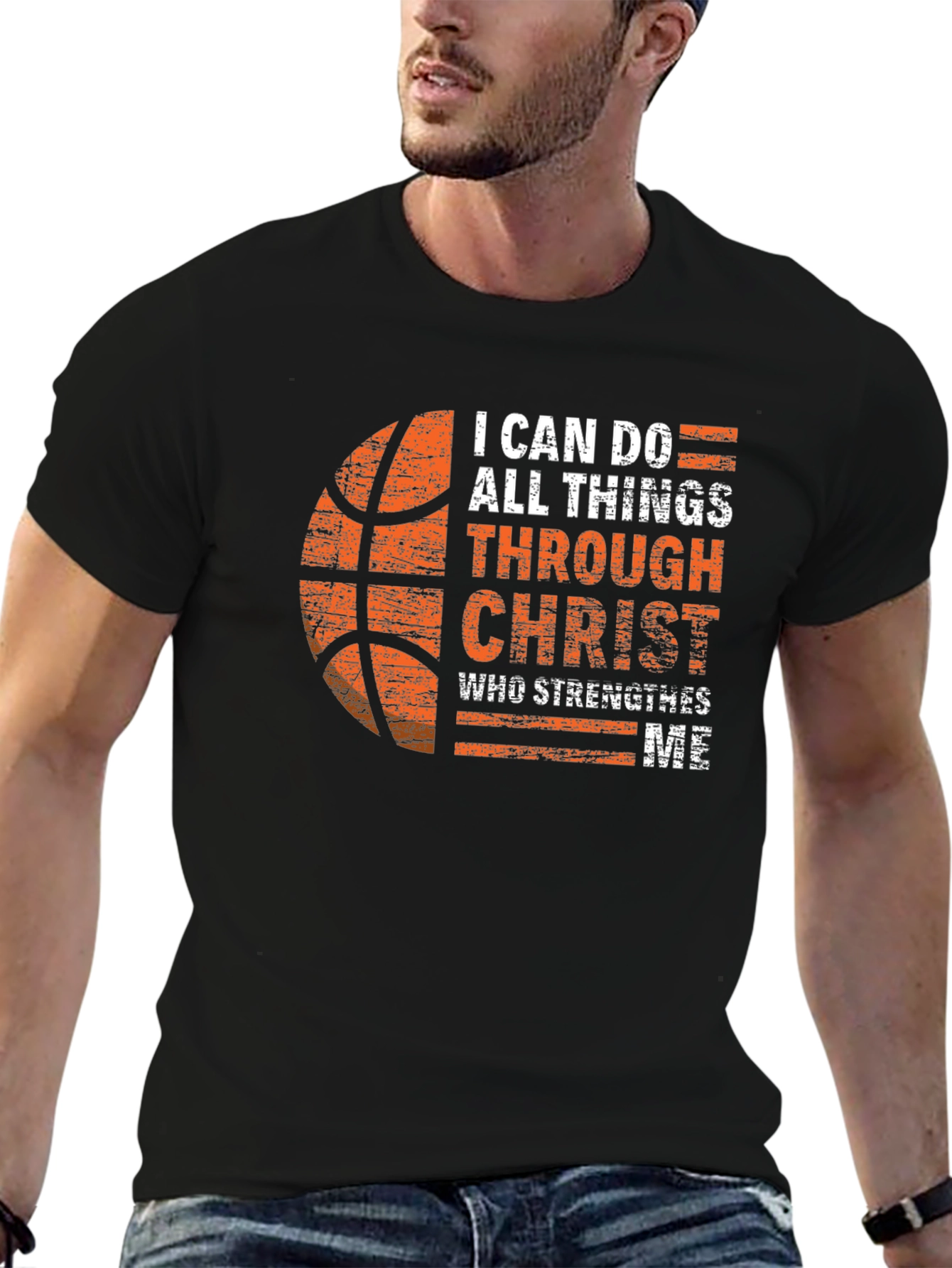 Christian Basketball T-Shirt: I Can Do All Things