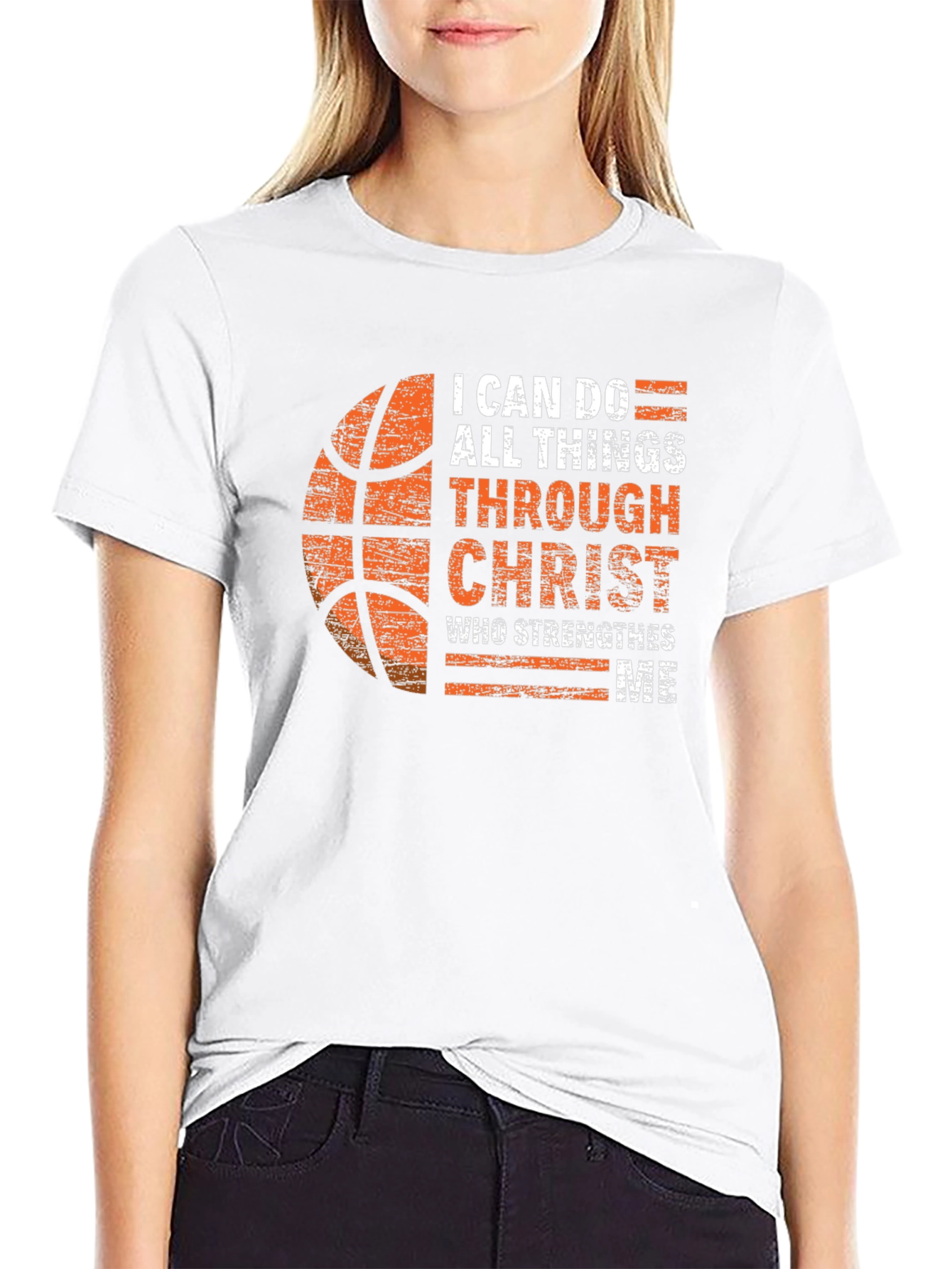 Christian Basketball T-Shirt: I Can Do All Things