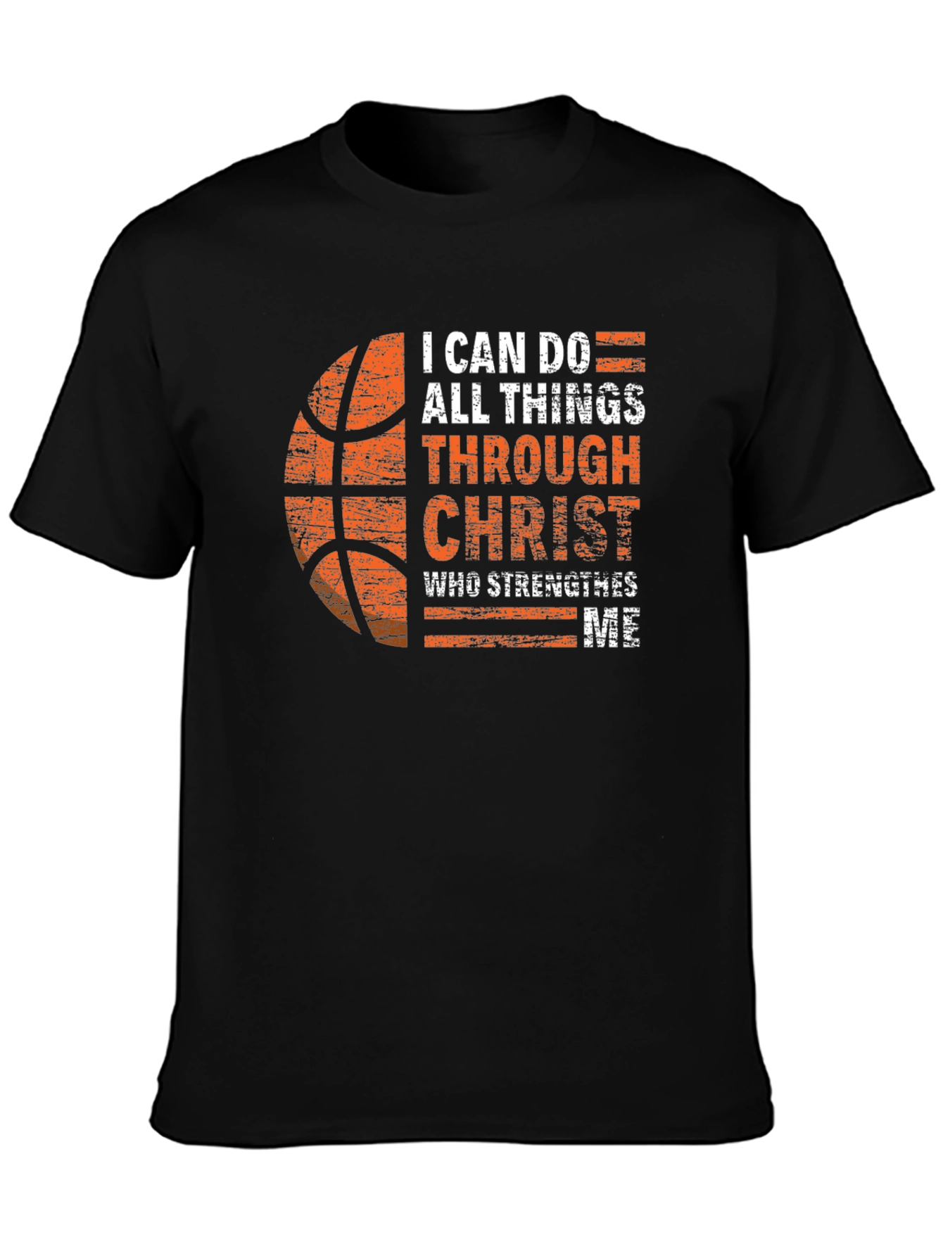 Christian Basketball T-Shirt: I Can Do All Things