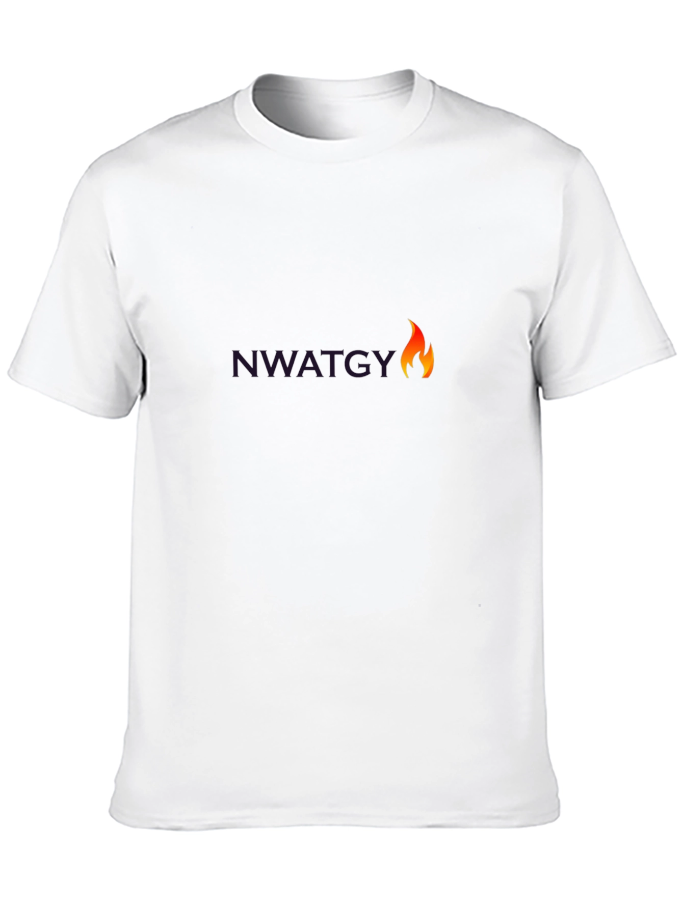 NWATCHY Flame Graphic Tee