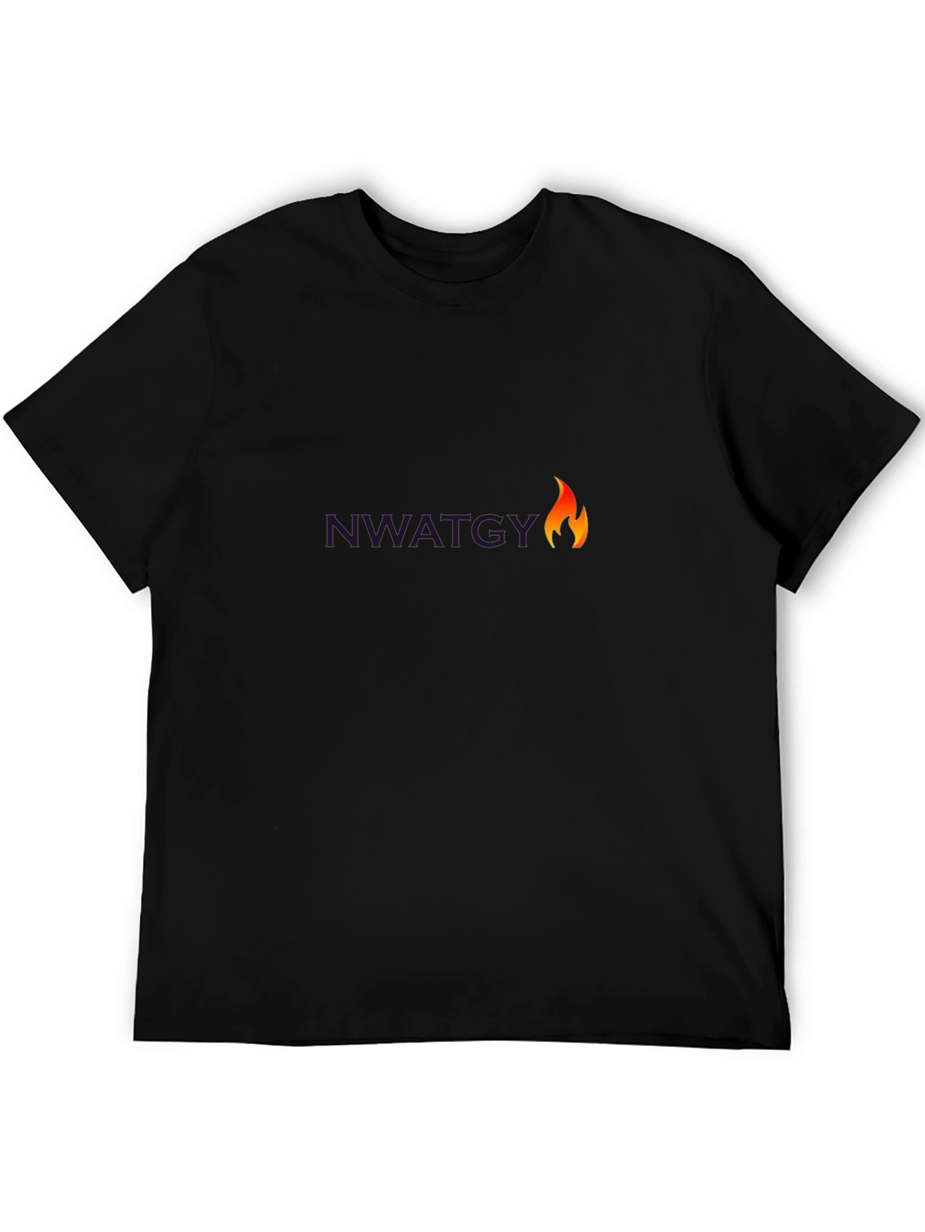 NWATCHY Flame Graphic Tee