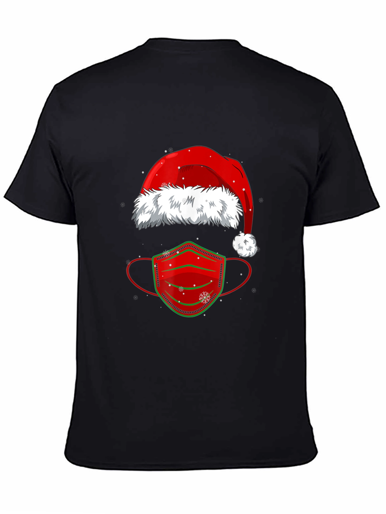 Festive Holiday Face Mask T-Shirt