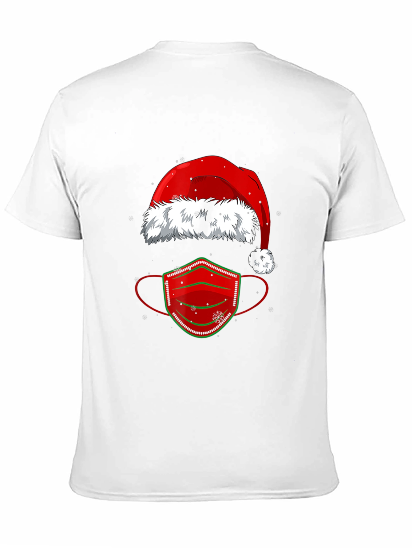 Festive Holiday Face Mask T-Shirt