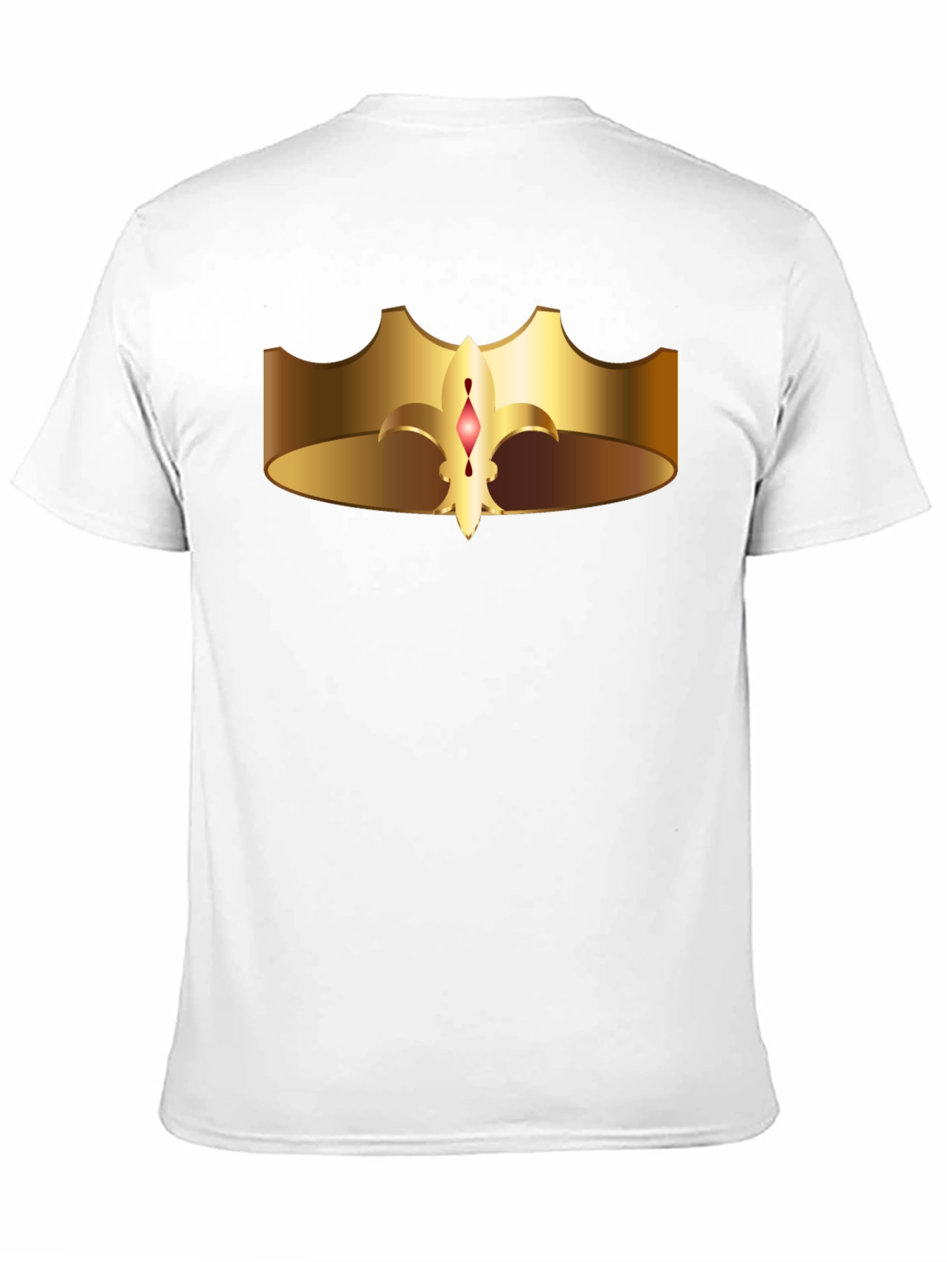 Golden Crown Graphic T-Shirt - Royal Style