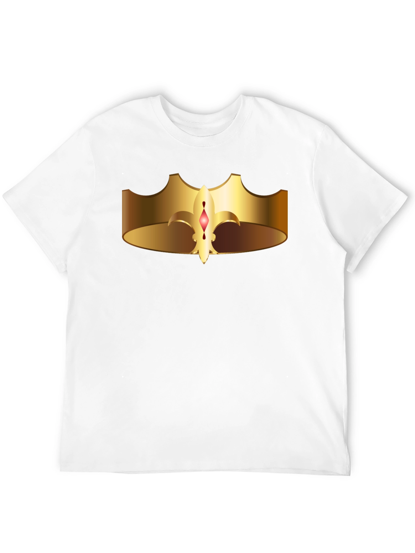 Golden Crown Graphic T-Shirt - Royal Style