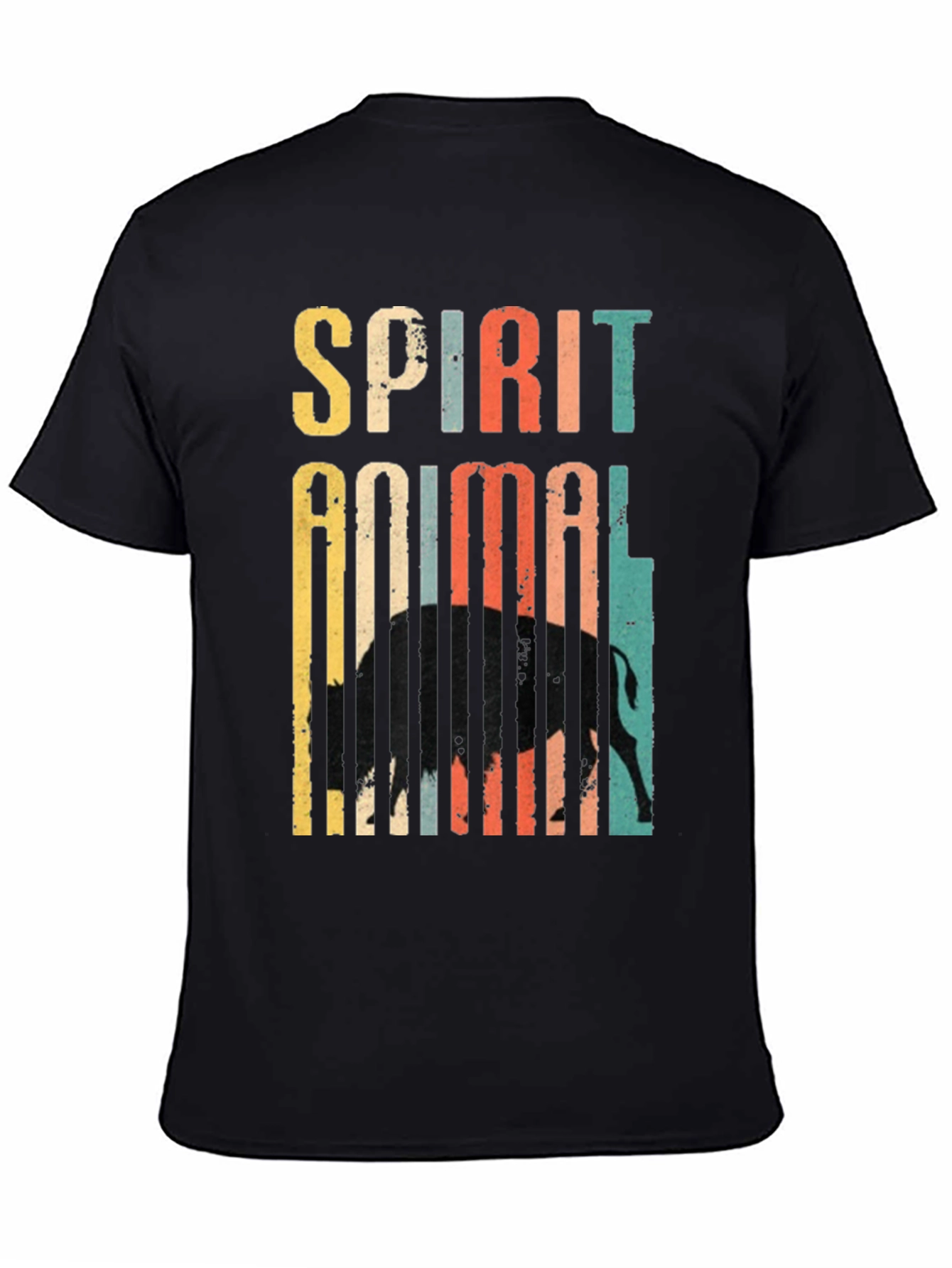 Spirit Animal Buffalo Retro T-Shirt