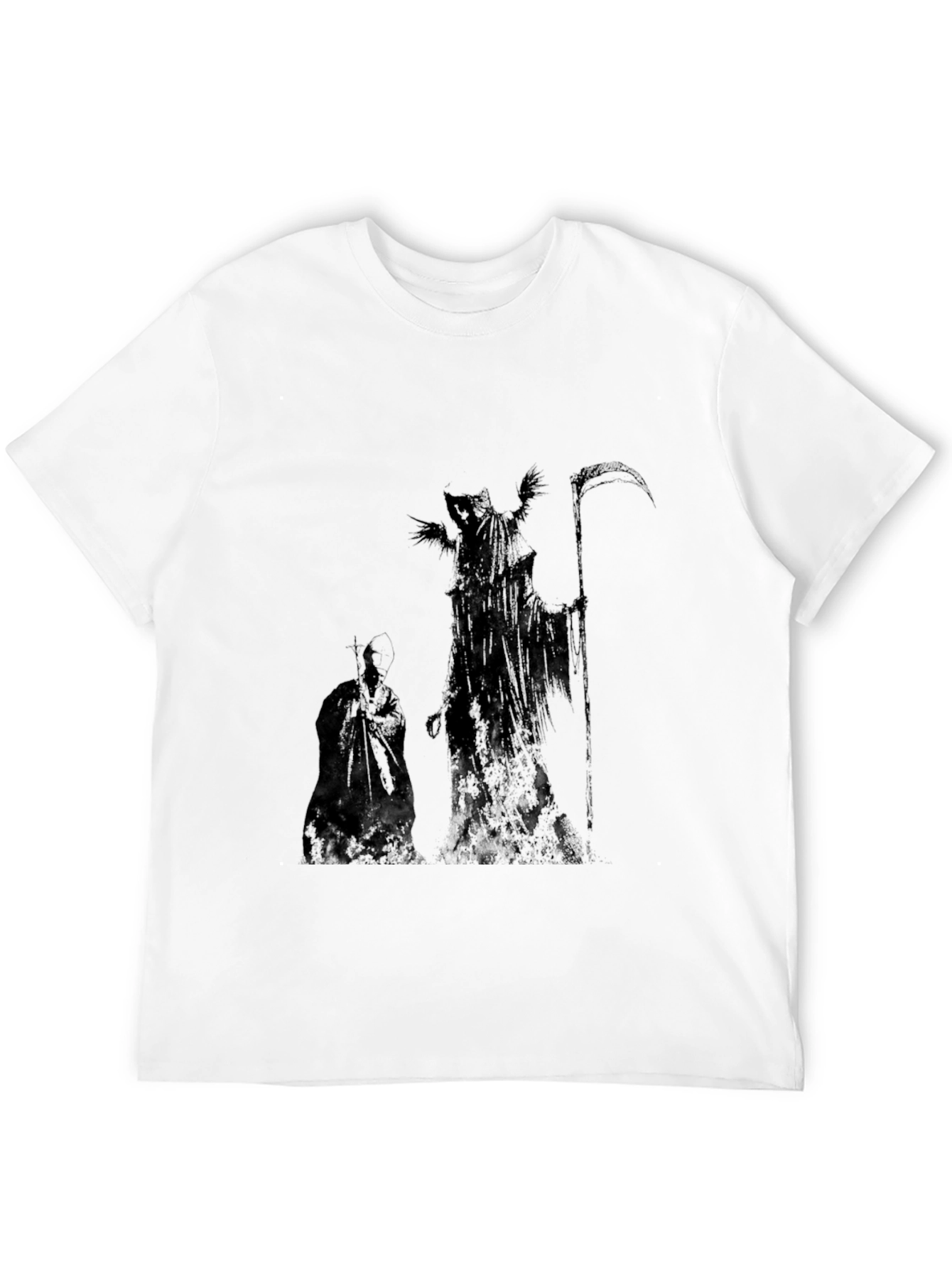 Grim Reaper Graphic Tee - Black