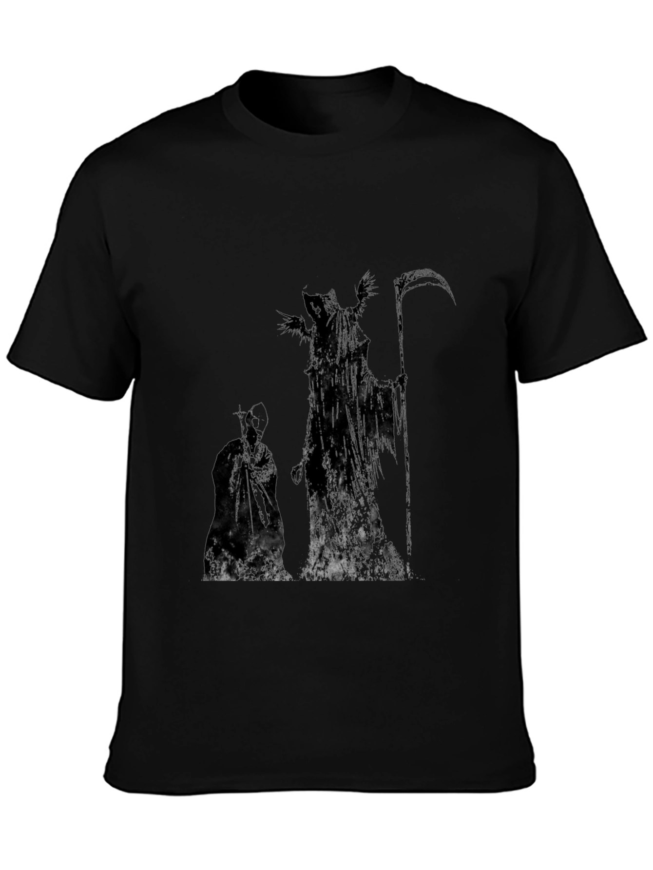 Grim Reaper Graphic Tee - Black