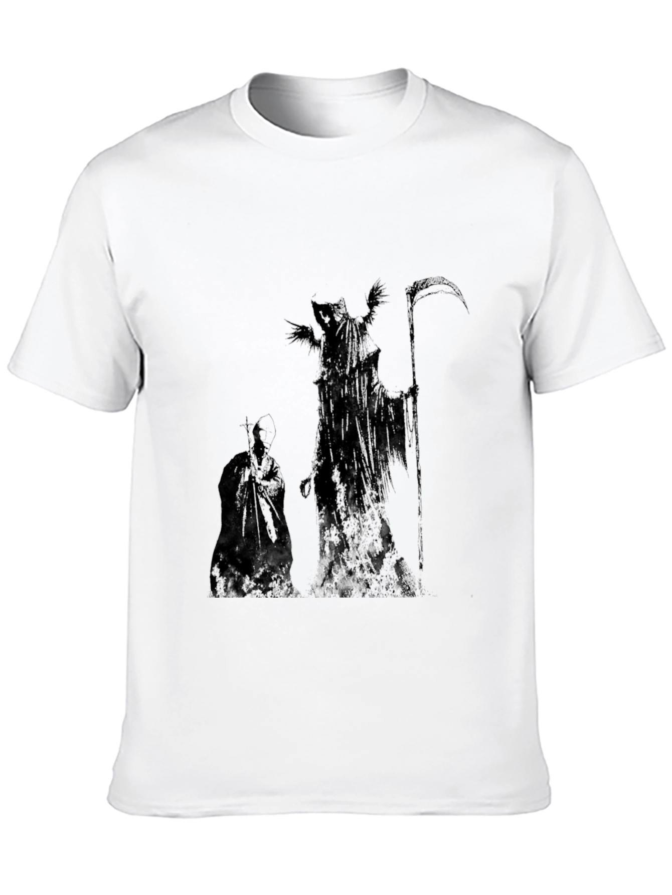 Grim Reaper Graphic Tee - Black