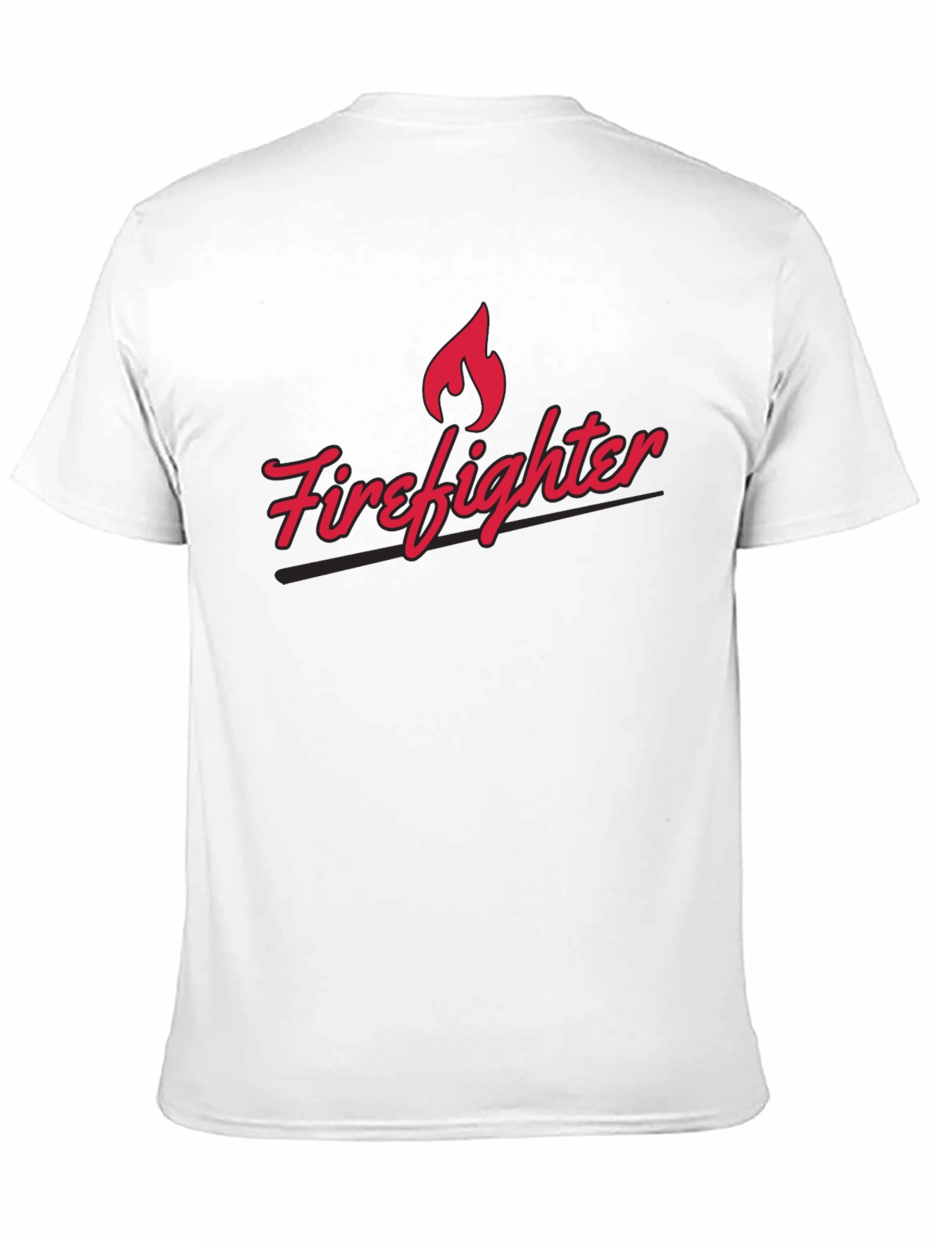 Firefighter Graphic T-Shirt - Classic Black Tee