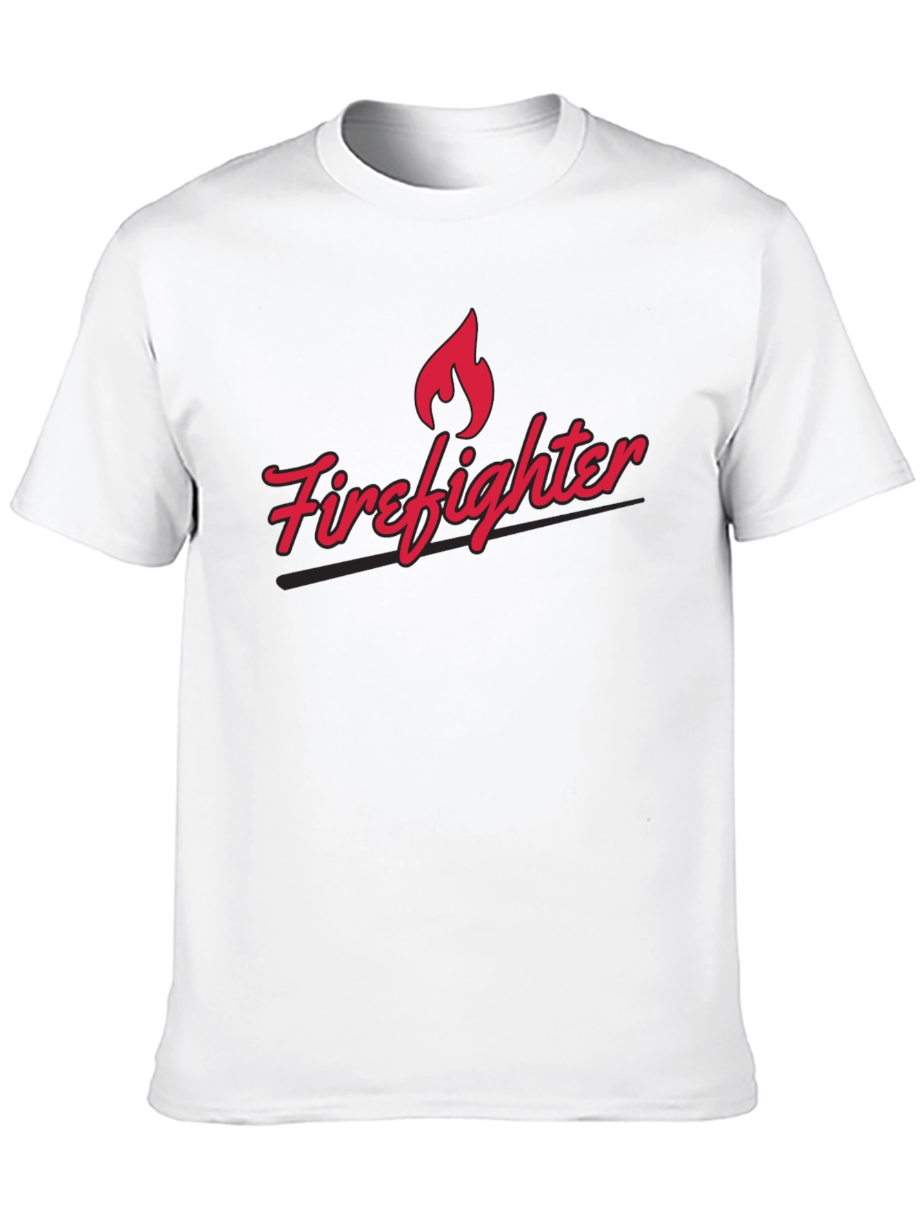 Firefighter Graphic T-Shirt - Classic Black Tee