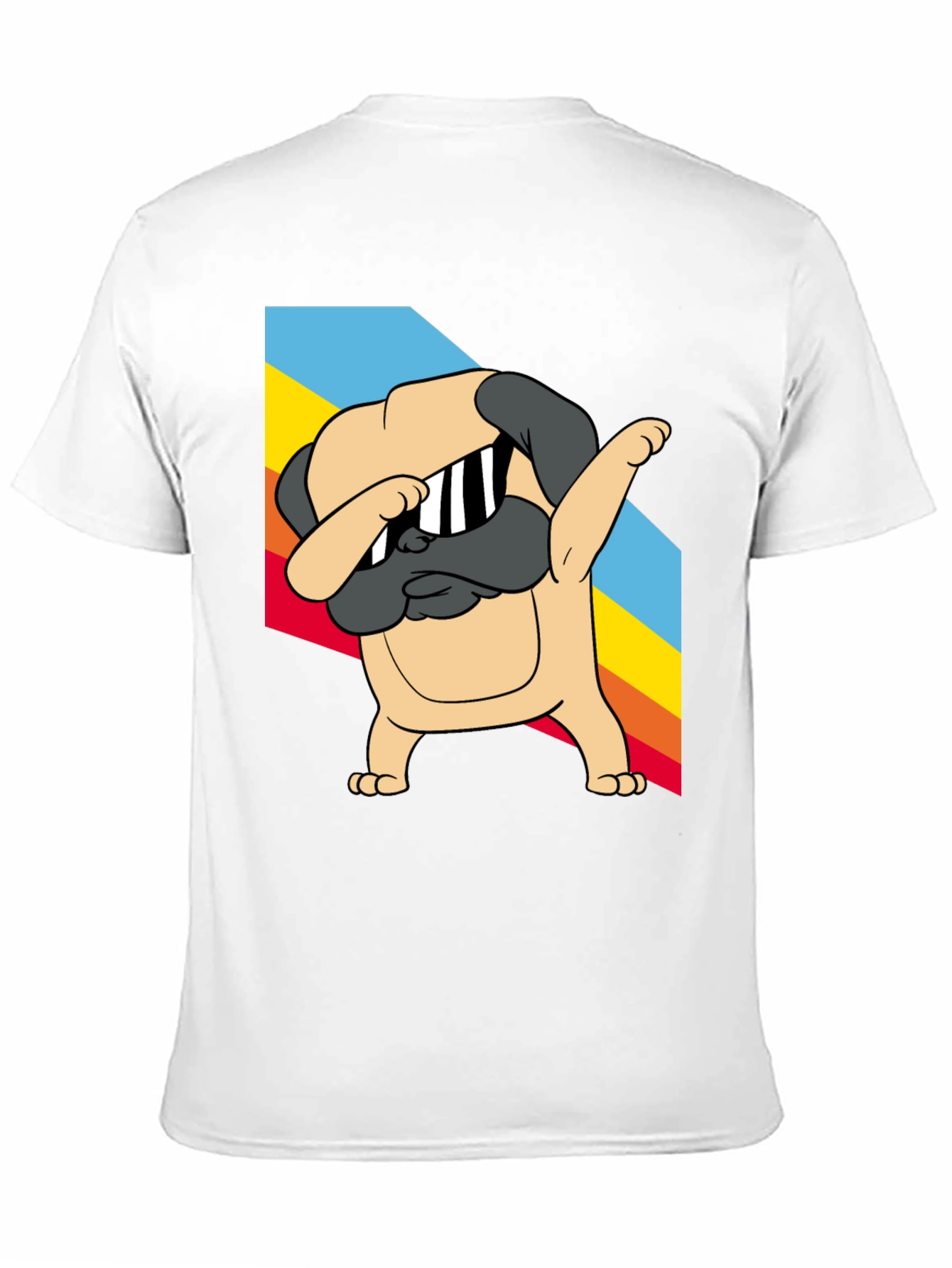 Dabbing Pug Graphic Tee