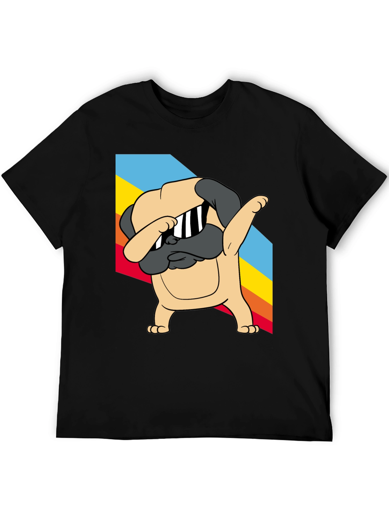 Dabbing Pug Graphic Tee