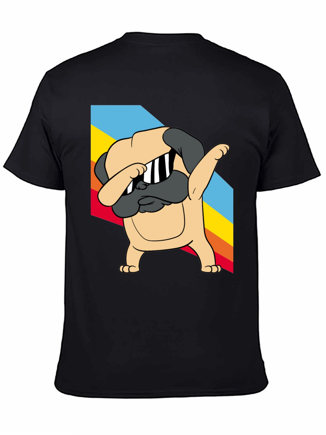 Dabbing Pug Graphic Tee