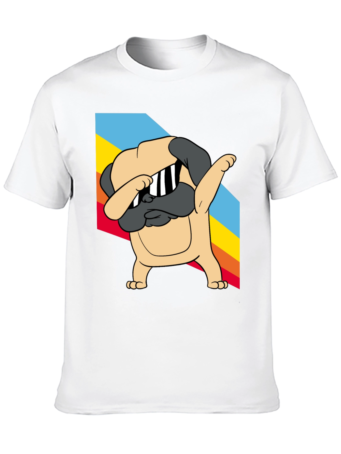 Dabbing Pug Graphic Tee
