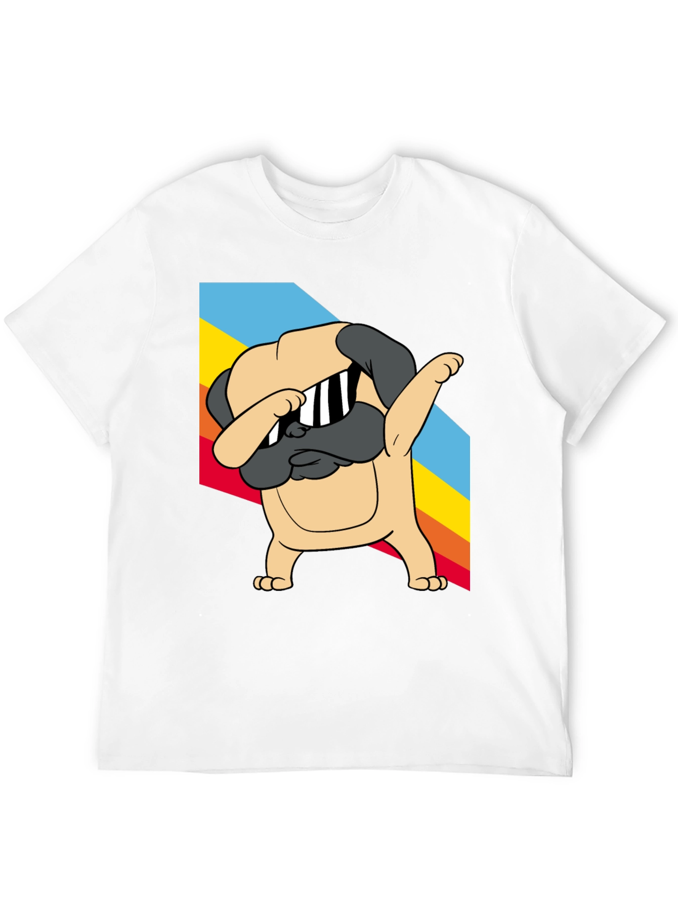 Dabbing Pug Graphic Tee