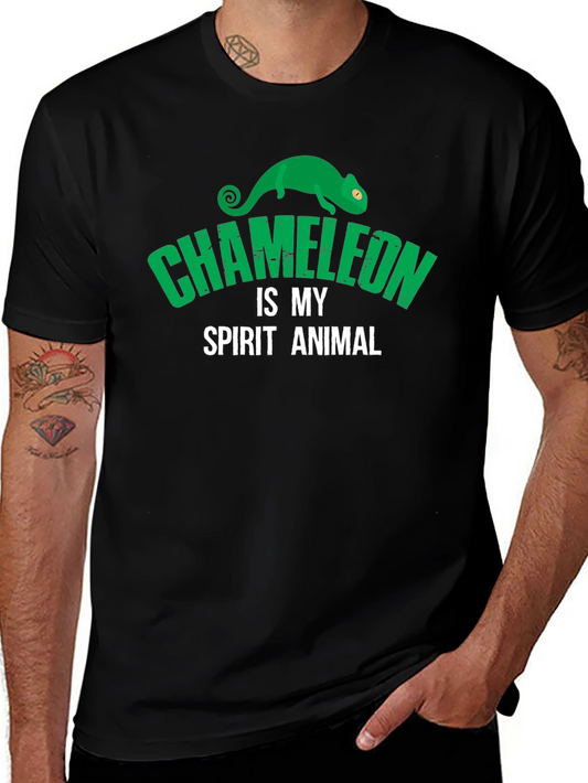 Chameleon Spirit Animal T-Shirt - Cool Reptile Lover Tee