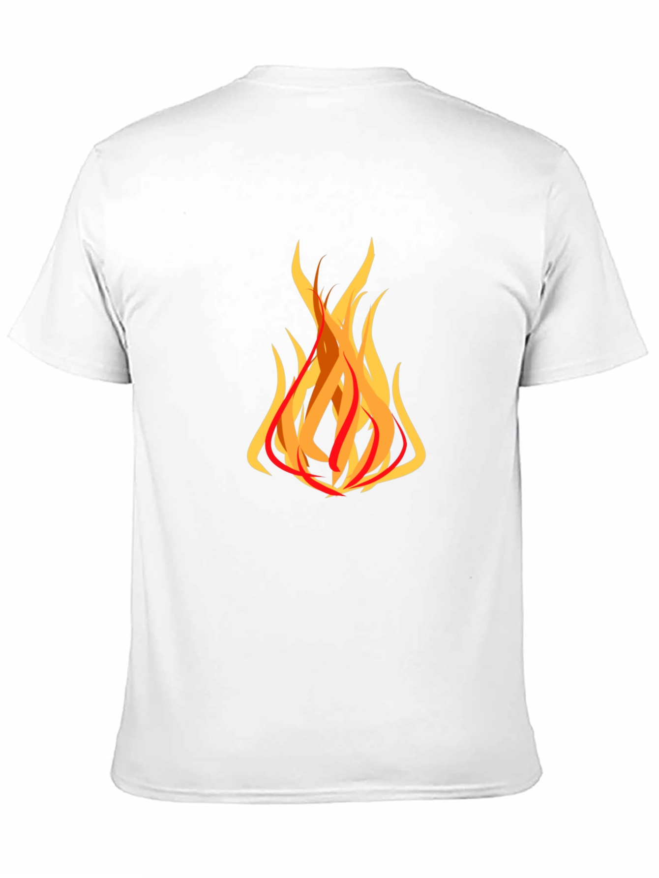 Flame Graphic Black T-Shirt