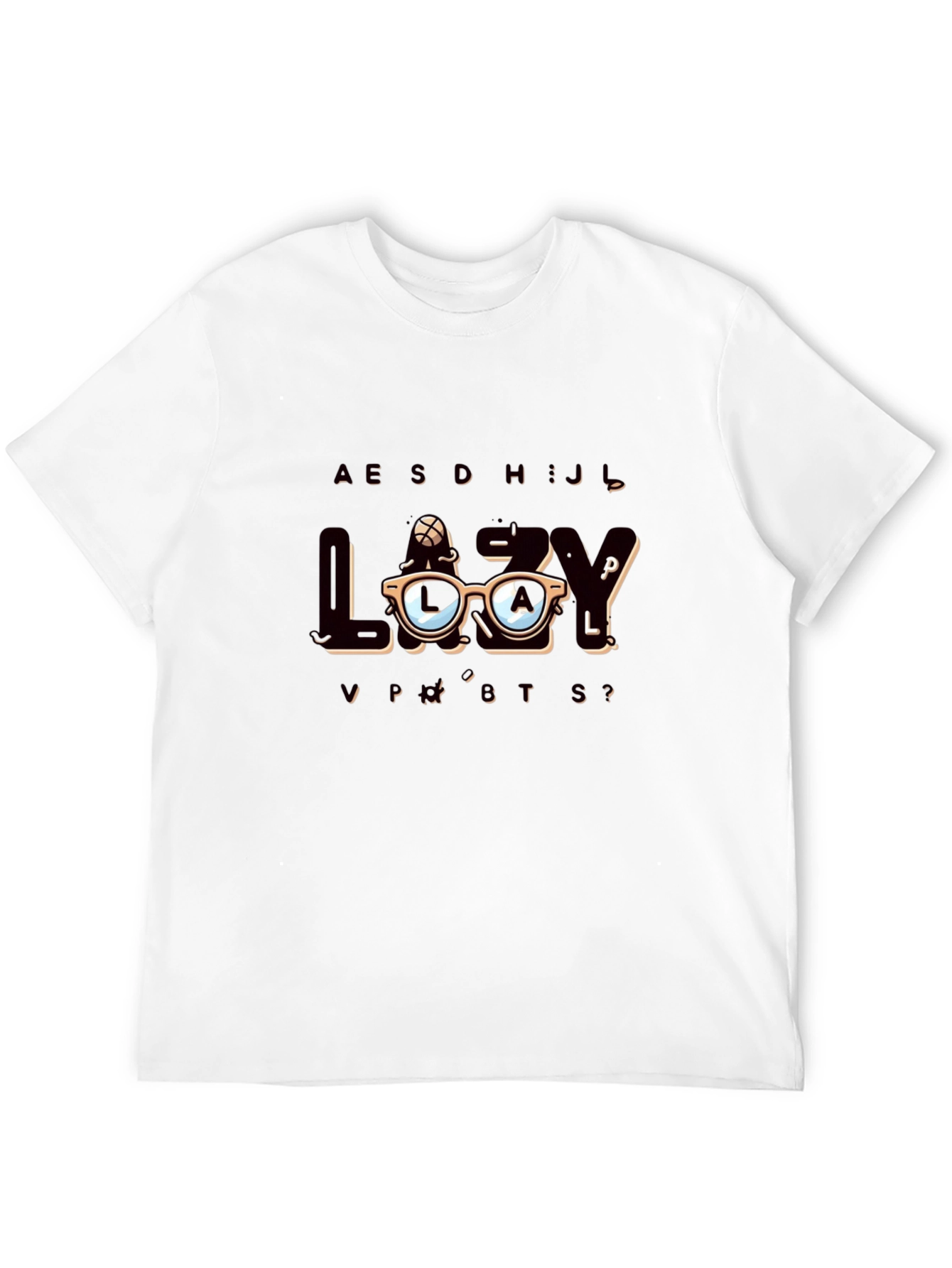 LAZY Funny Graphic Tee - Comfortable Cotton