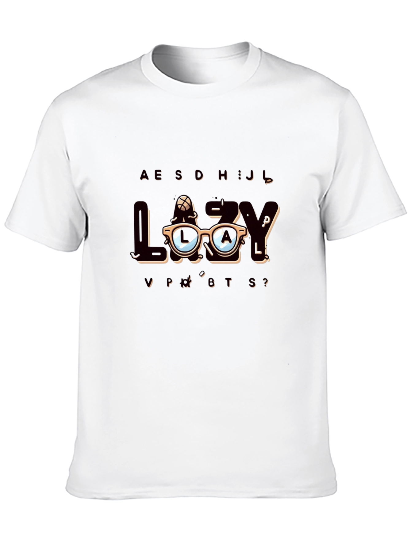LAZY Funny Graphic Tee - Comfortable Cotton