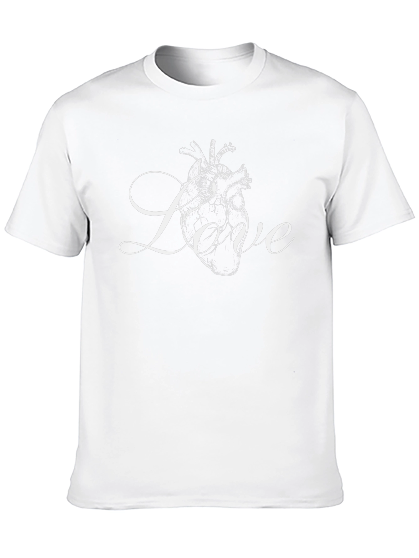 Anatomical Heart Love T-Shirt - Soft Cotton