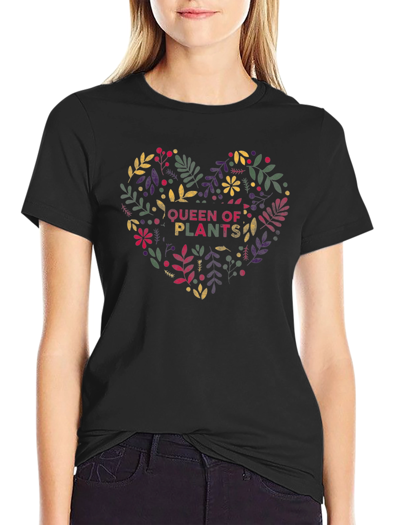 Queen of Plants Graphic Tee - Nature Lovers Shirt