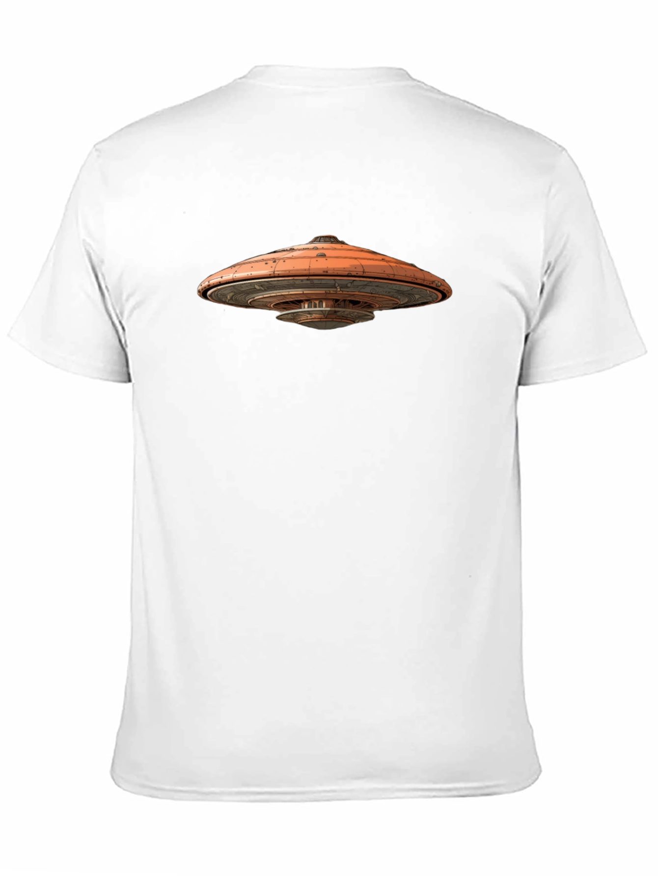 UFO Graphic Black T-Shirt - Sci-Fi Tee