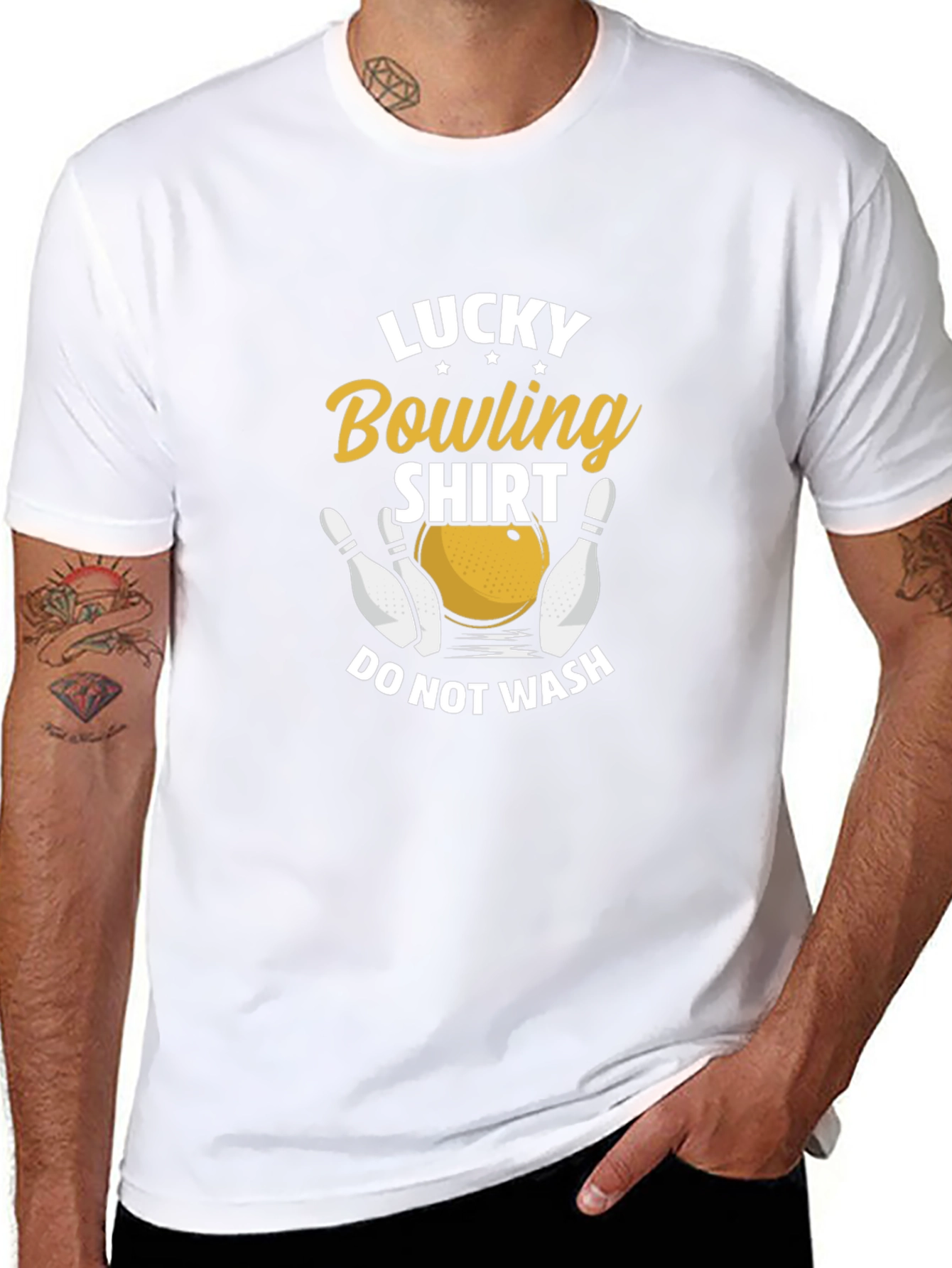 Lucky Bowling Shirt - Mens Graphic Tee