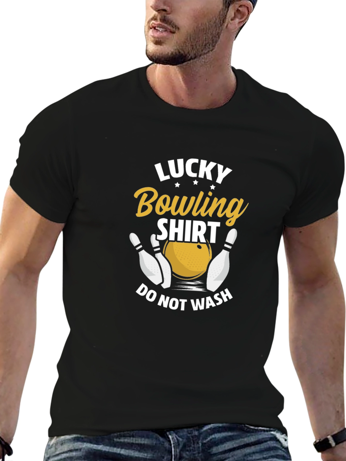 Lucky Bowling Shirt - Mens Graphic Tee