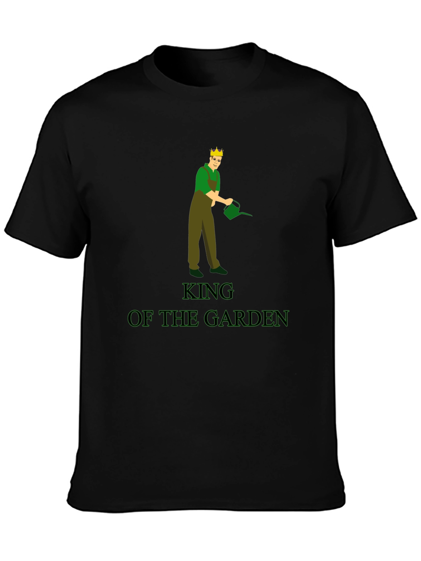 King of the Garden Black Graphic Tee